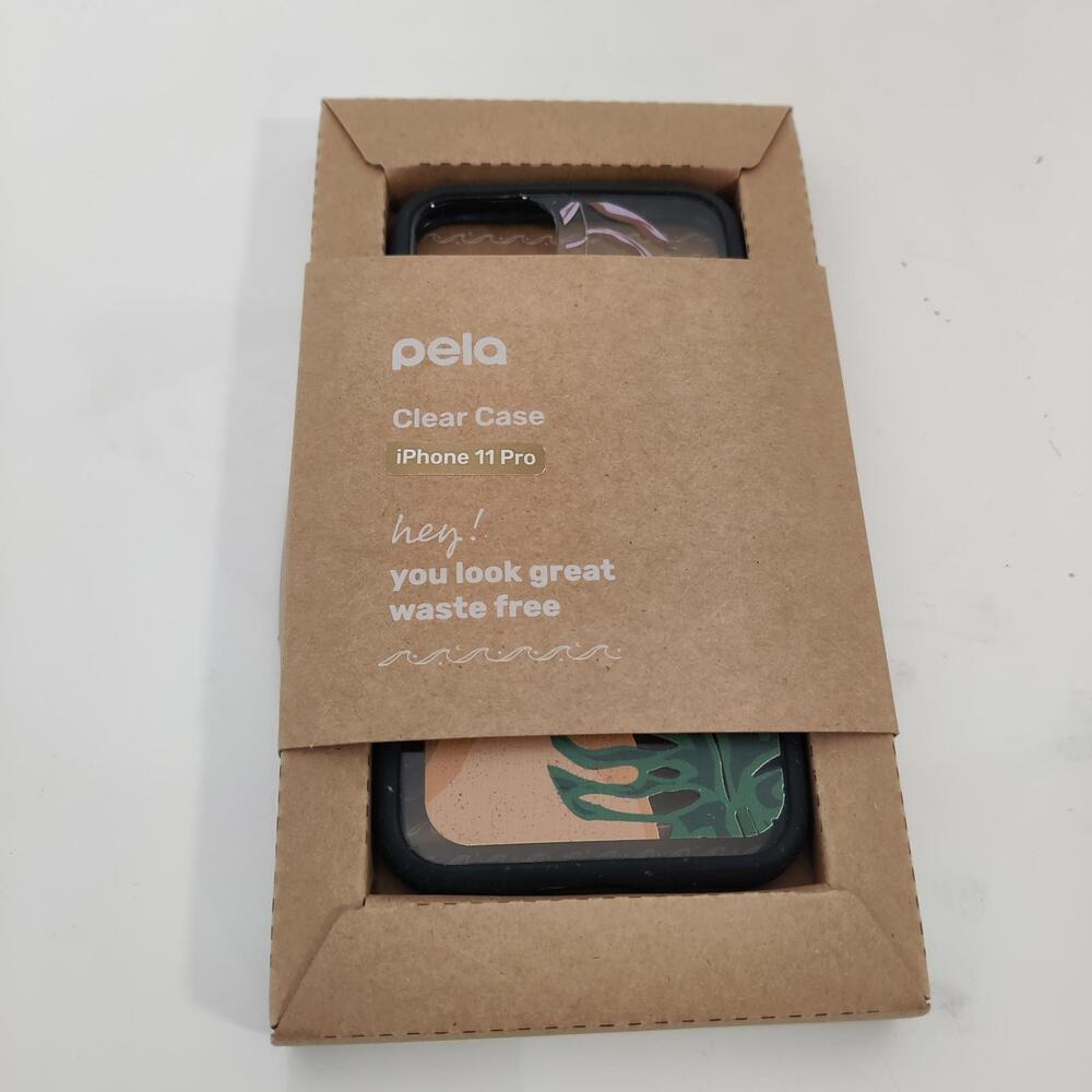 Pela iPhone 11 Pro Clear Case Plastic Free Clean Sustainable Phone Cover New